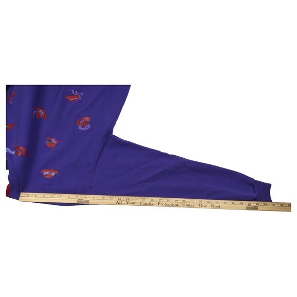 Vintage Artisans Sweatshirt All Over Print Sun Hat w/ brooch - Picture 10 of 10